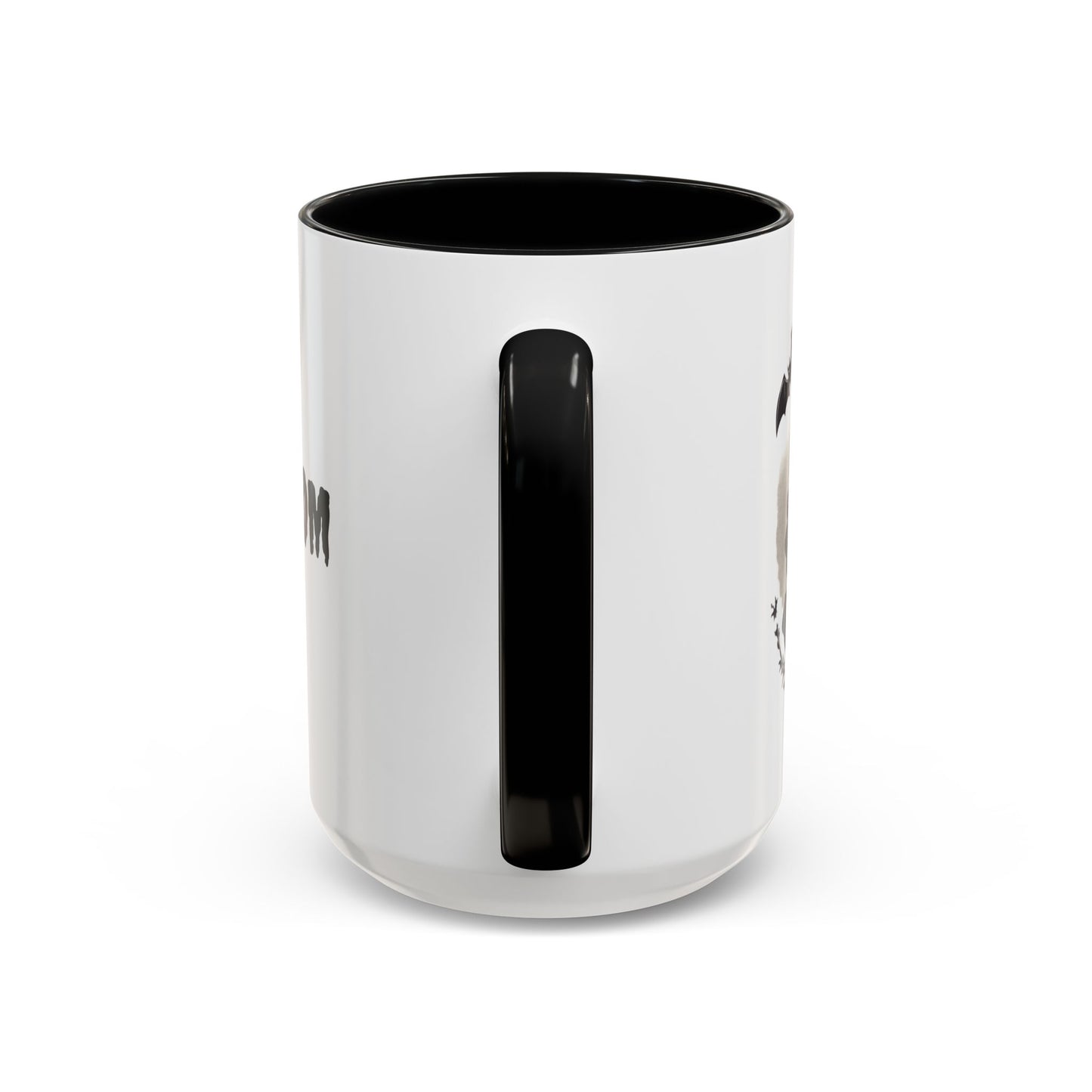 Goth Mom Accent Coffee Mug - Spooky Halloween Drinkware for Every Goth Lover