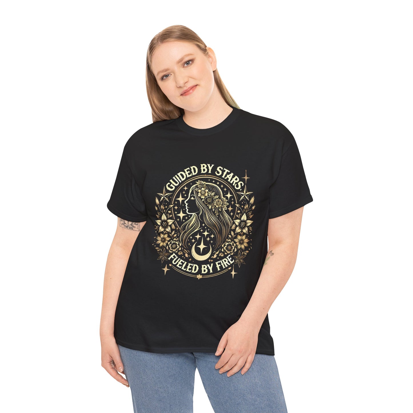 Guided by Stars, Fueled by Fire Graphic Unisex Tee