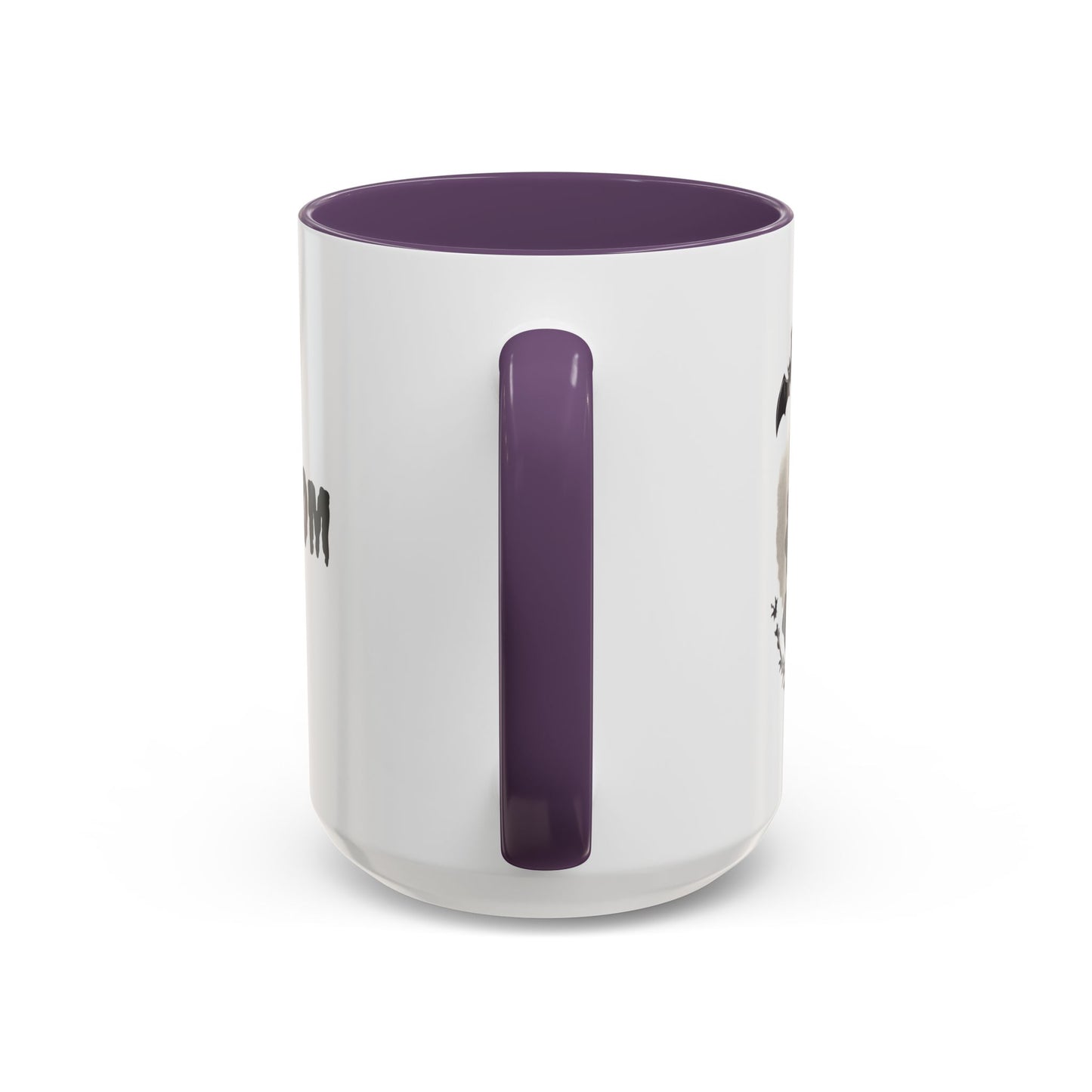 Goth Mom Accent Coffee Mug - Spooky Halloween Drinkware for Every Goth Lover