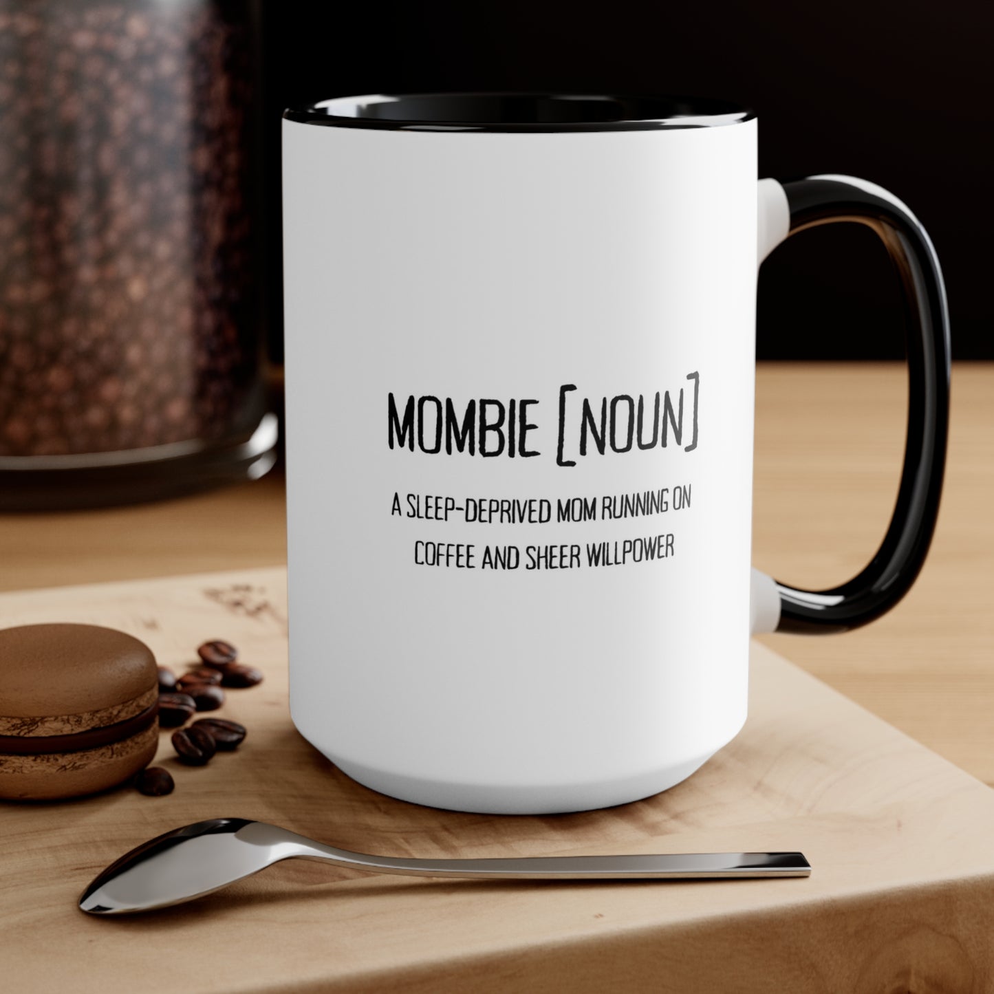 Mombie Mug – Dual-Sided Coffee Mug for Sleep-Deprived Moms