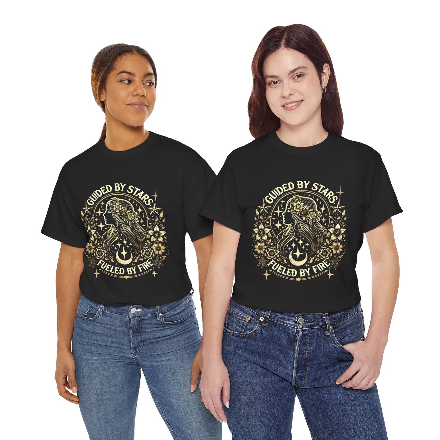 Guided by Stars, Fueled by Fire Graphic Unisex Tee