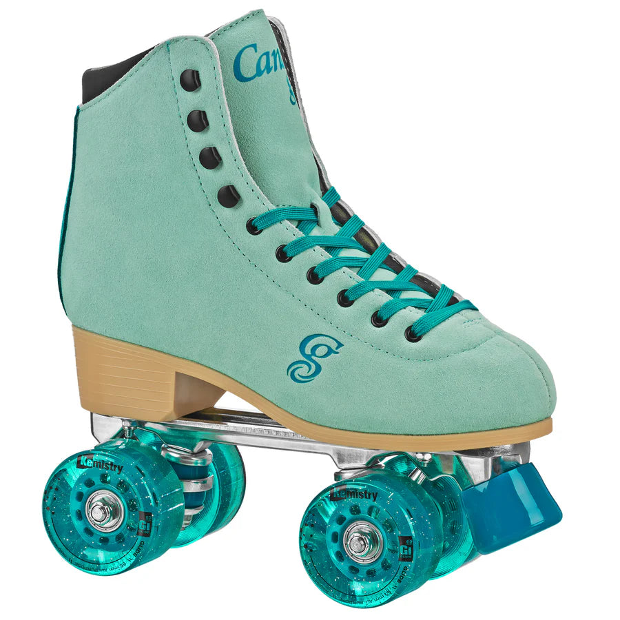 Candi Girl Carlin Quad Roller Skates – Suede, Comfortable, Durable, Perfect for Beginners