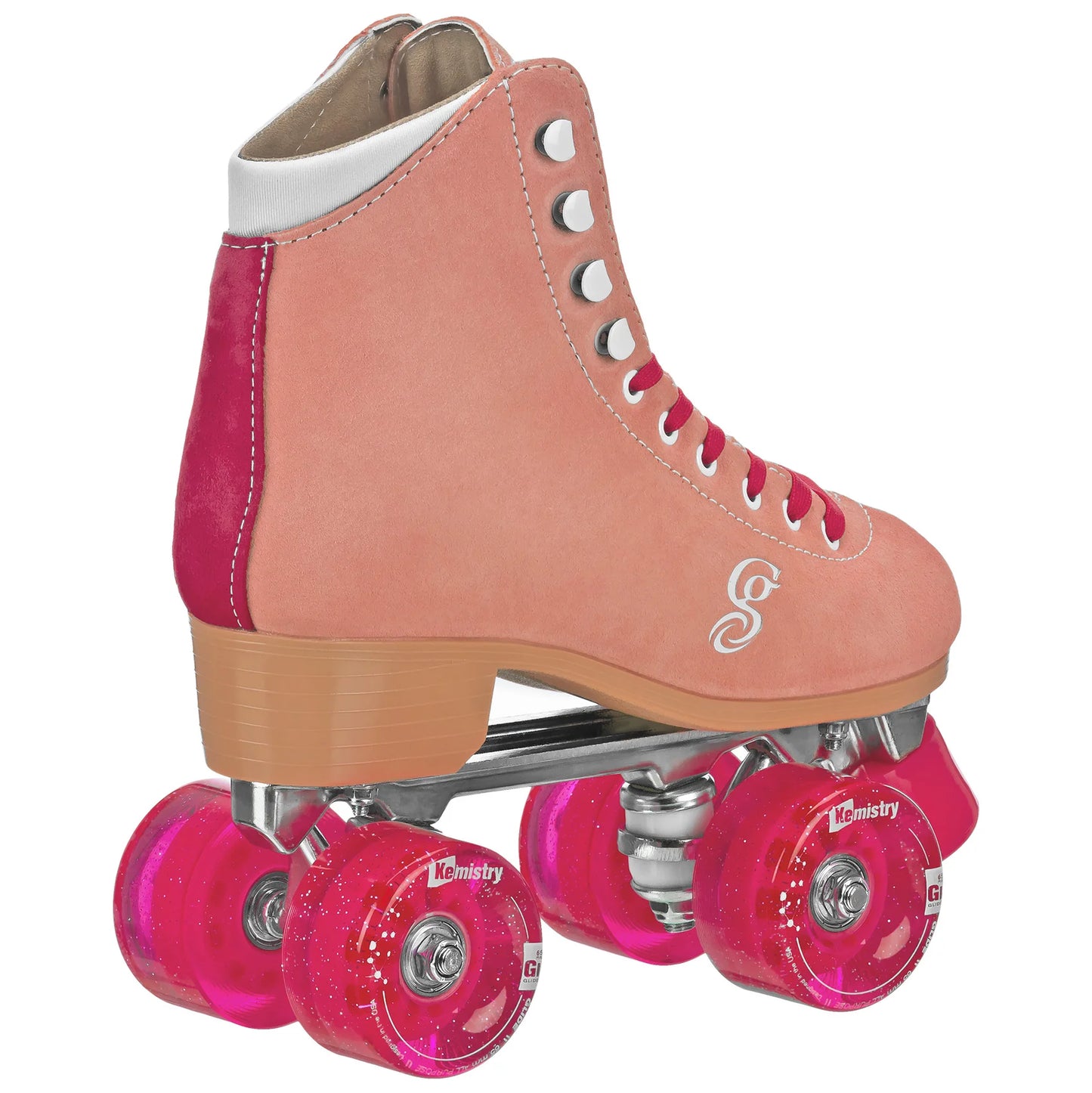 Candi Girl Carlin Quad Roller Skates – Suede, Comfortable, Durable, Perfect for Beginners
