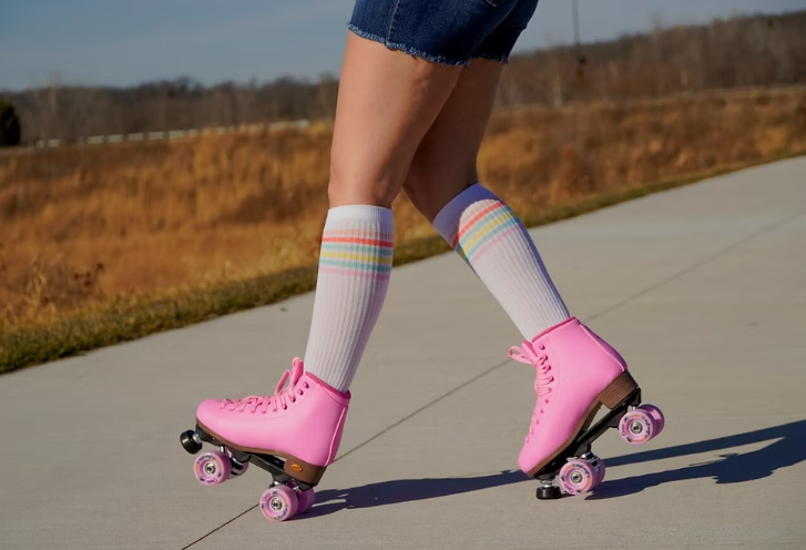Sure-Grip Pink Fame Skates
