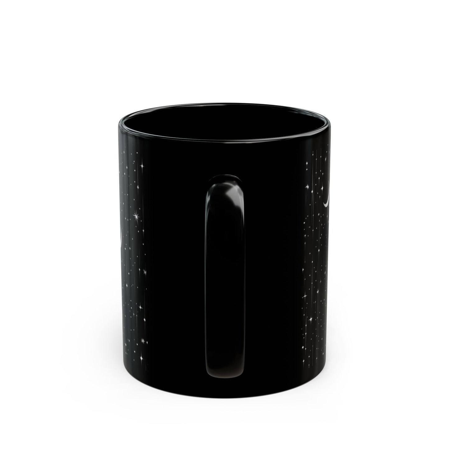 Witchy Moon and Stars Black Mug (11oz, 15oz)