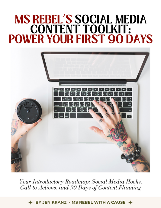Ms. Rebel's Social Media Content Toolkit (eBook)