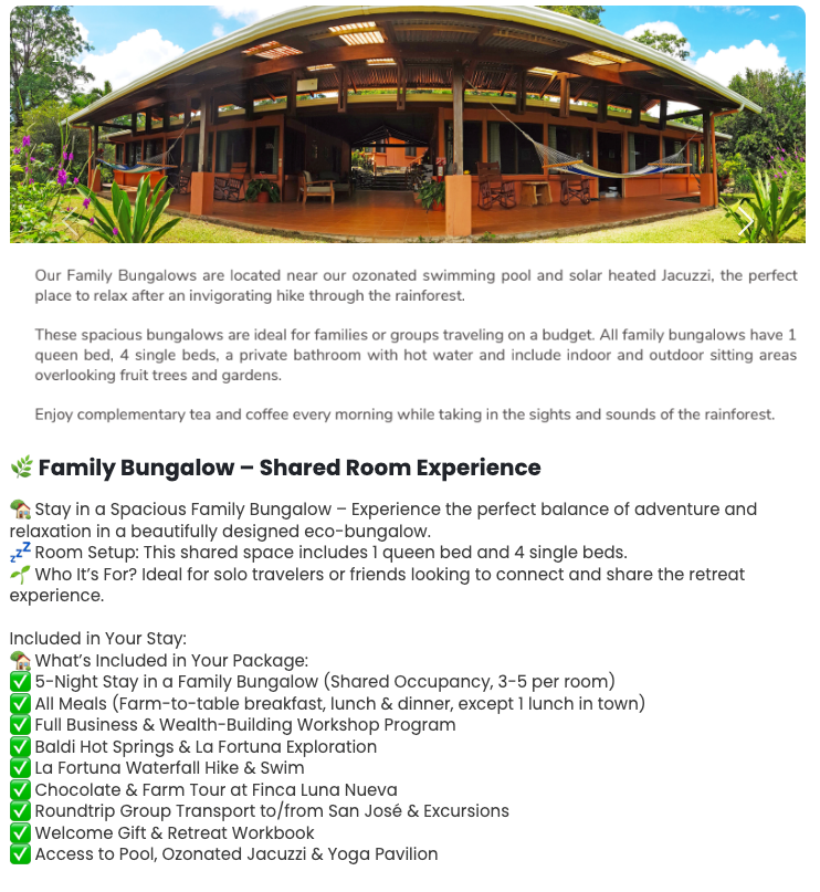 Costa Rica Breakthrough & Bloom Retreat — Business + Empowerment