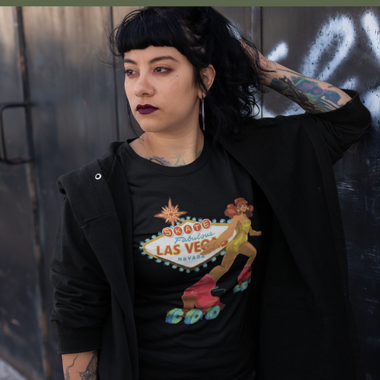 Skate Fabulous Las Vegas Tee – 100% Organic Cotton